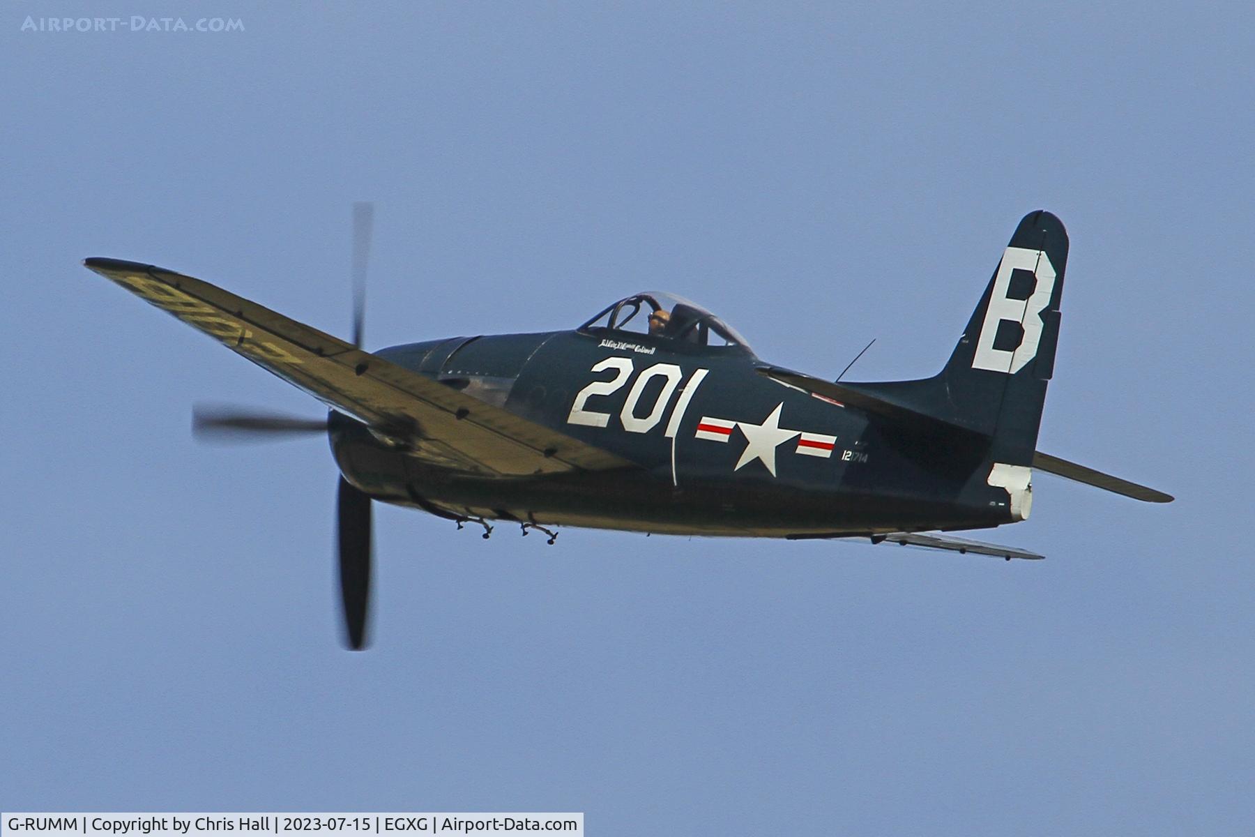 G-RUMM, 1948 Grumman F8F-2 (G58) Bearcat C/N D.1088, Flying Legends 2023