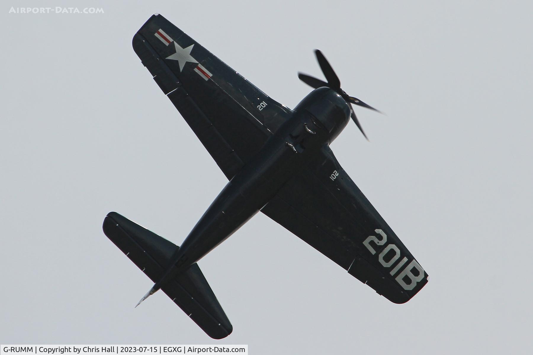 G-RUMM, 1948 Grumman F8F-2 (G58) Bearcat C/N D.1088, Flying Legends 2023