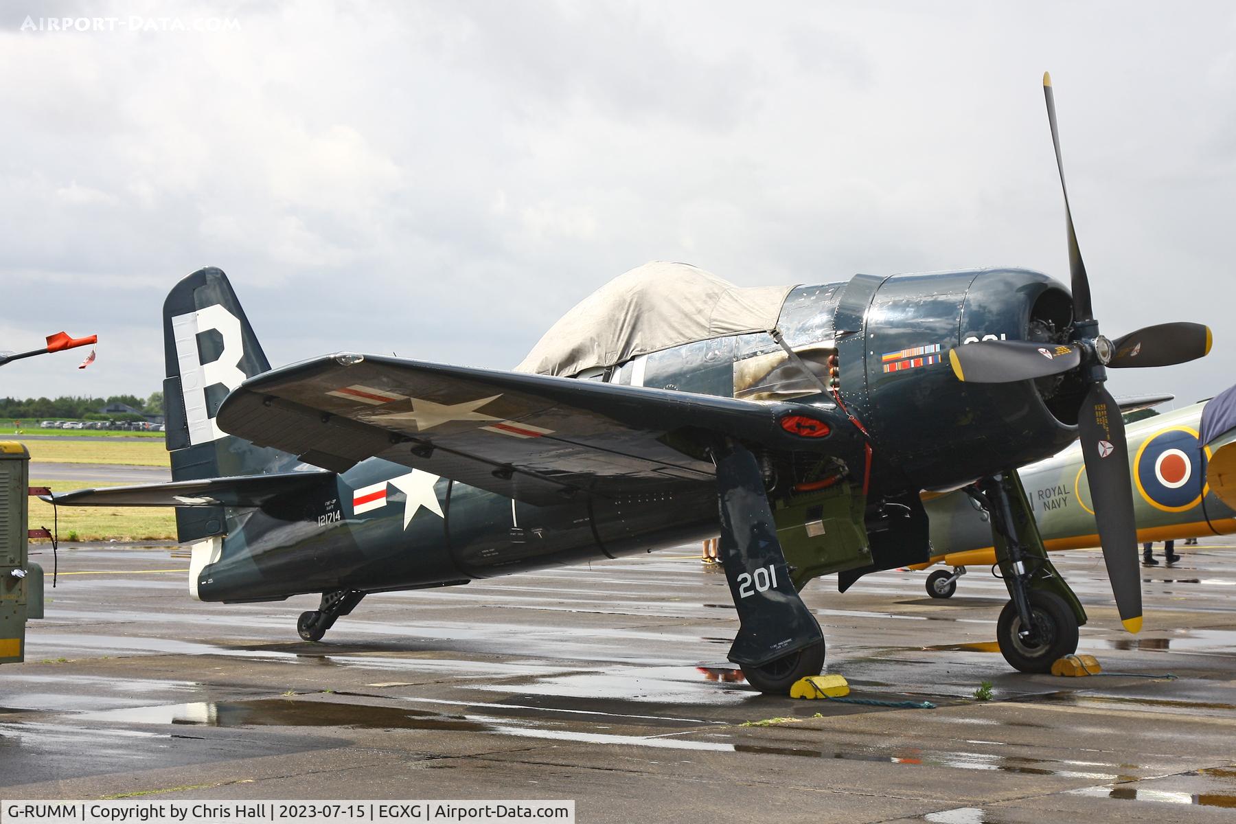 G-RUMM, 1948 Grumman F8F-2 (G58) Bearcat C/N D.1088, Flying Legends 2023