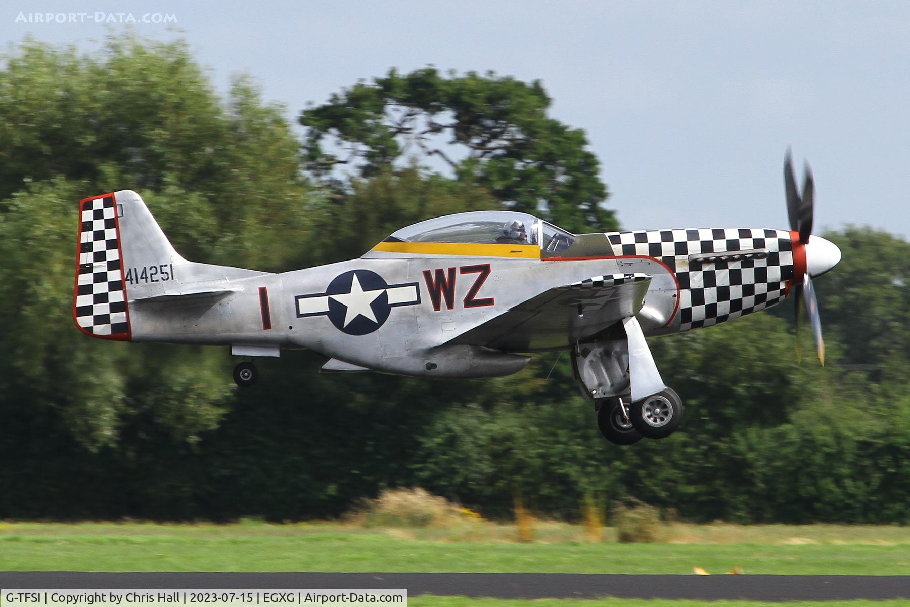 G-TFSI, 1944 North American TF-51D Mustang C/N 124-44703, Flying Legends 2023