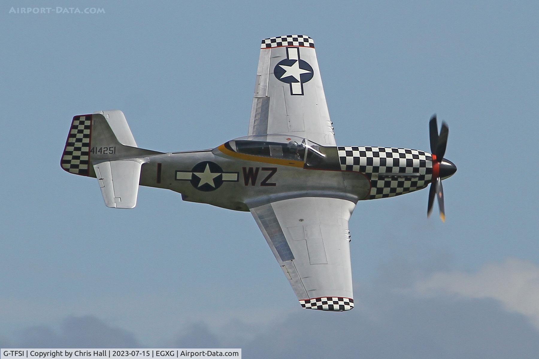 G-TFSI, 1944 North American TF-51D Mustang C/N 124-44703, Flying Legends 2023