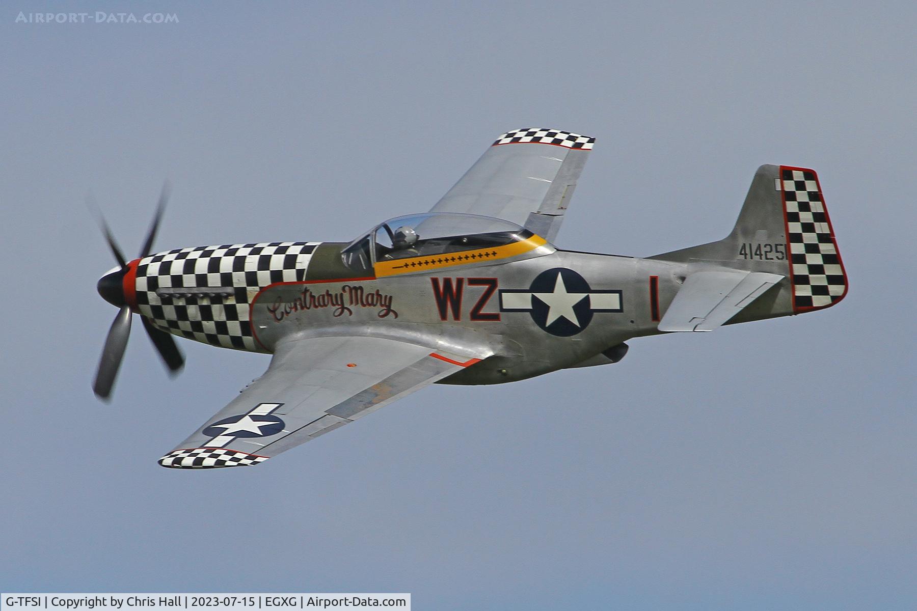 G-TFSI, 1944 North American TF-51D Mustang C/N 124-44703, Flying Legends 2023
