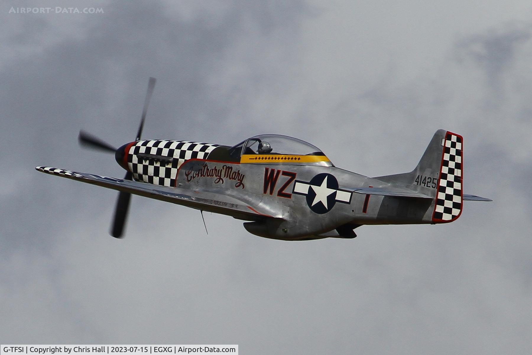 G-TFSI, 1944 North American TF-51D Mustang C/N 124-44703, Flying Legends 2023