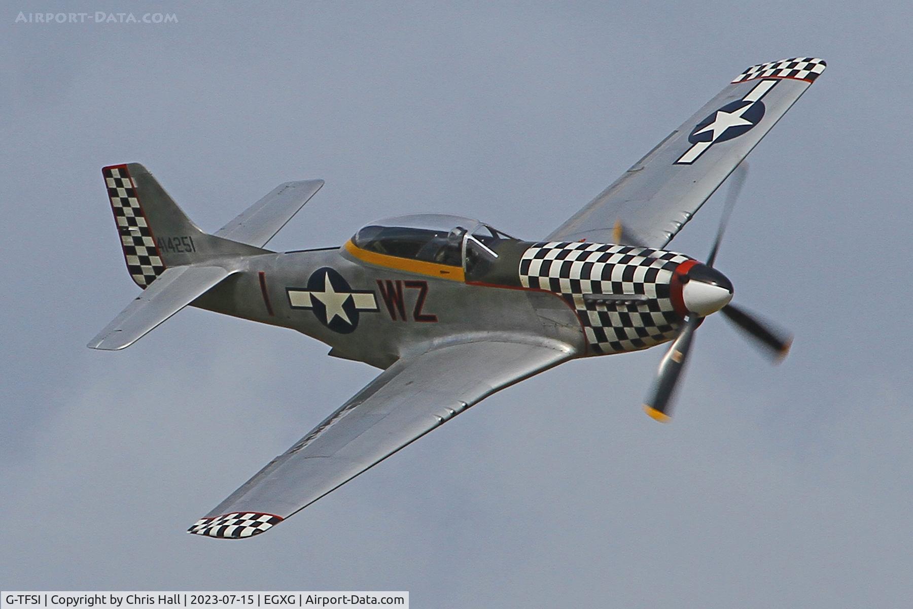 G-TFSI, 1944 North American TF-51D Mustang C/N 124-44703, Flying Legends 2023