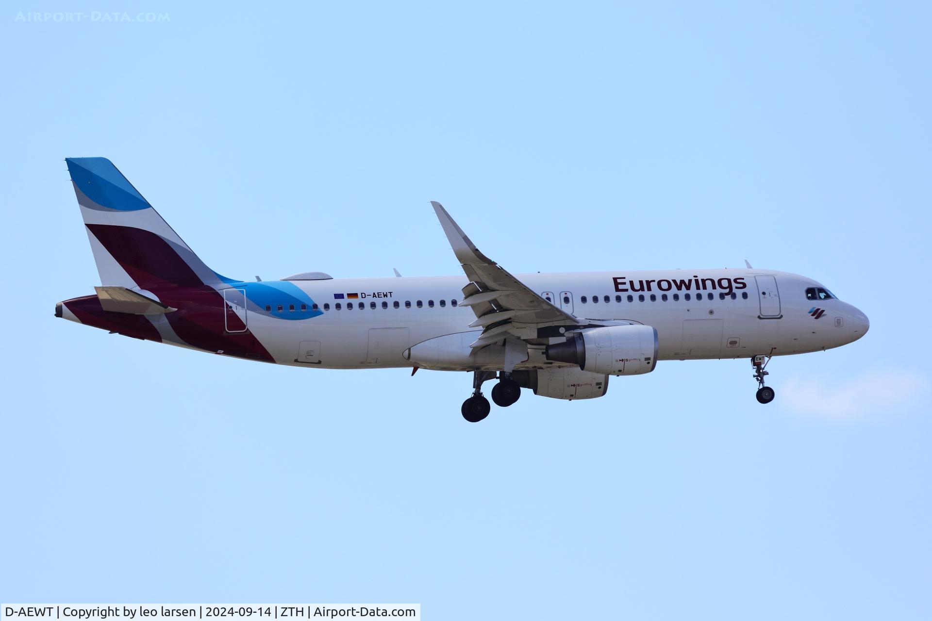D-AEWT, 2017 Airbus A320-214 C/N 7534, Zakynthos 14.9.2024