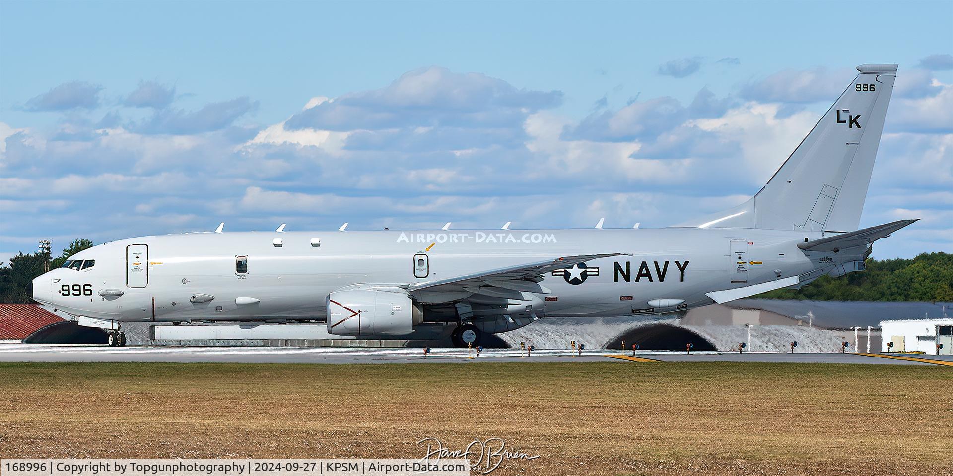 168996, 2015 Boeing P-8A Poseidon C/N 44938, TRIDENT14 w/the AAS sensor