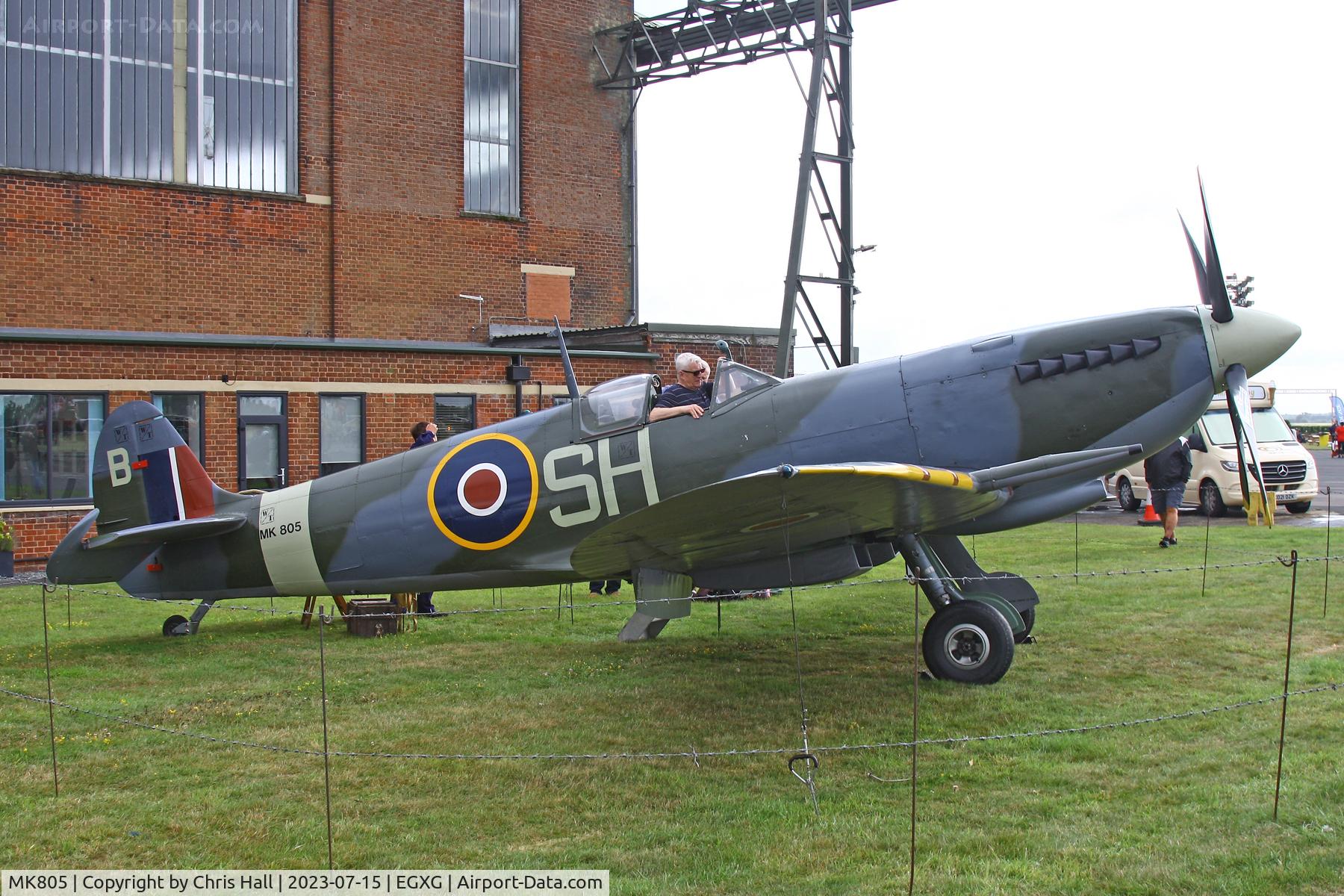 MK805, 2010 Supermarine 361 Spitfire LF.IXc Replica C/N Arlow01, Flying Legends 2023