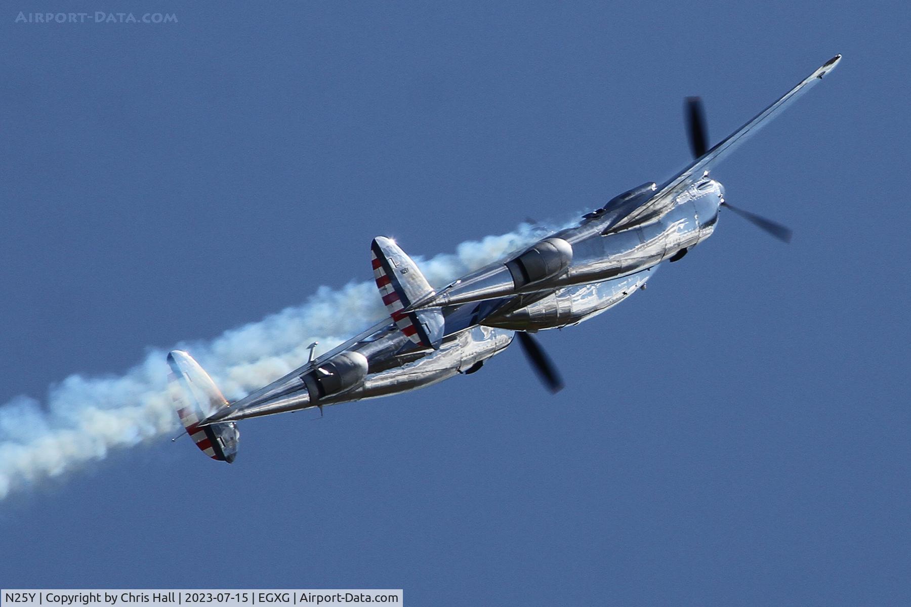 N25Y, 1944 Lockheed P-38L-5LO Lightning C/N AF44-53254, Flying Legends 2023