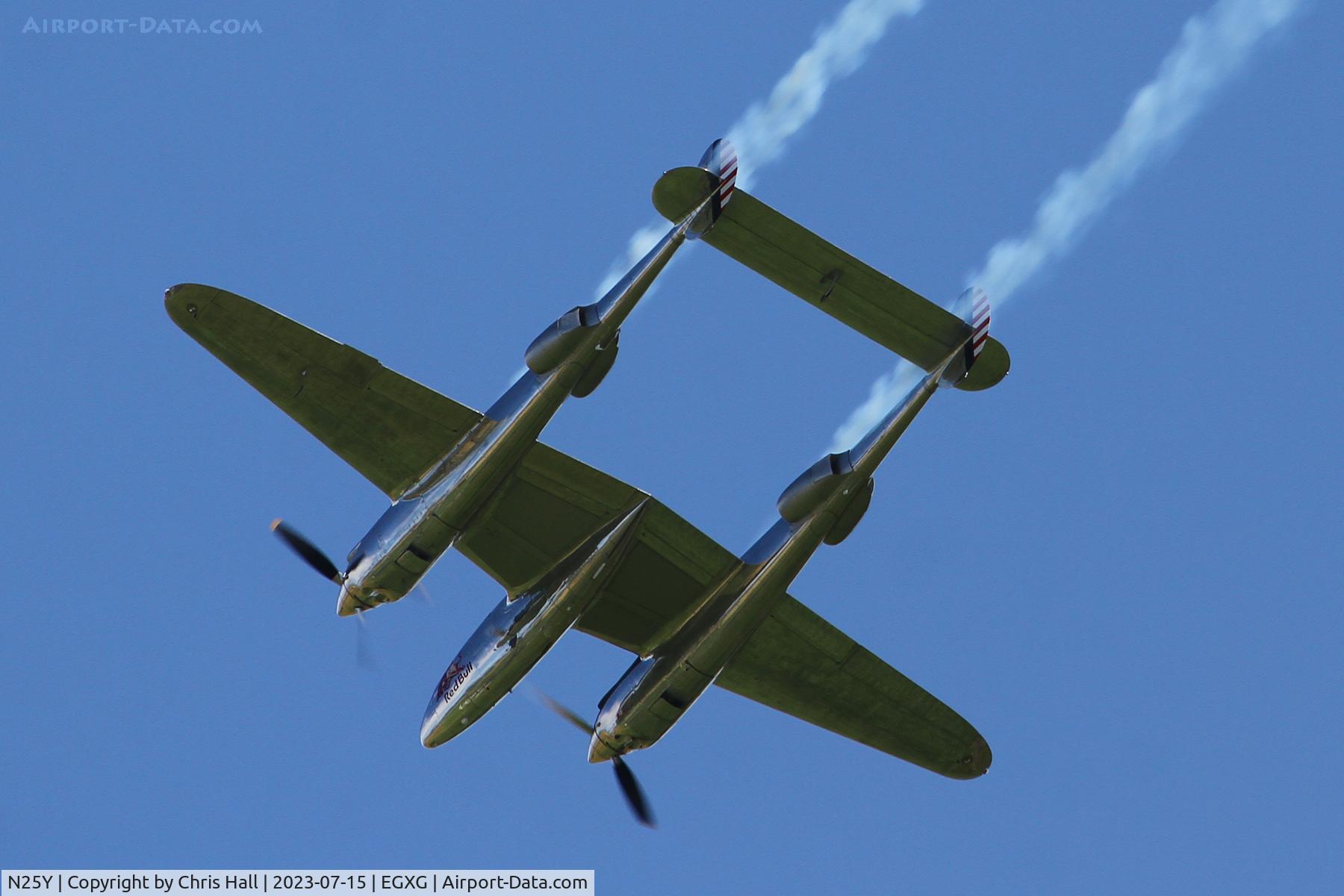 N25Y, 1944 Lockheed P-38L-5LO Lightning C/N AF44-53254, Flying Legends 2023