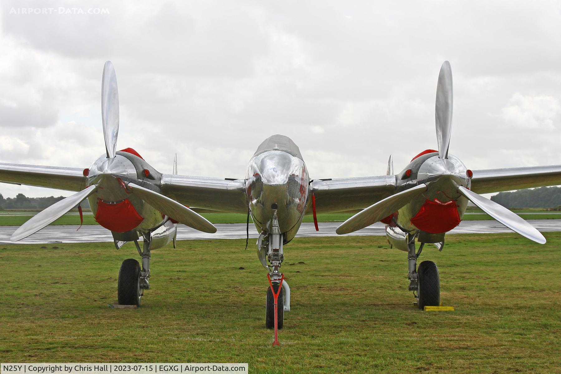 N25Y, 1944 Lockheed P-38L-5LO Lightning C/N AF44-53254, Flying Legends 2023