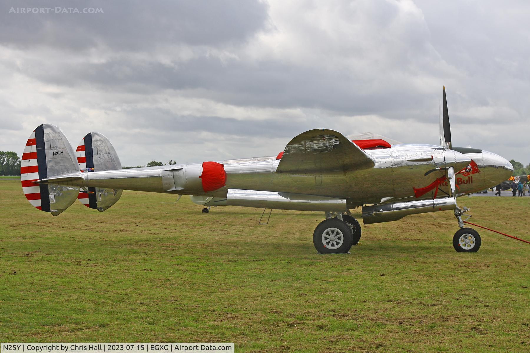 N25Y, 1944 Lockheed P-38L-5LO Lightning C/N AF44-53254, Flying Legends 2023