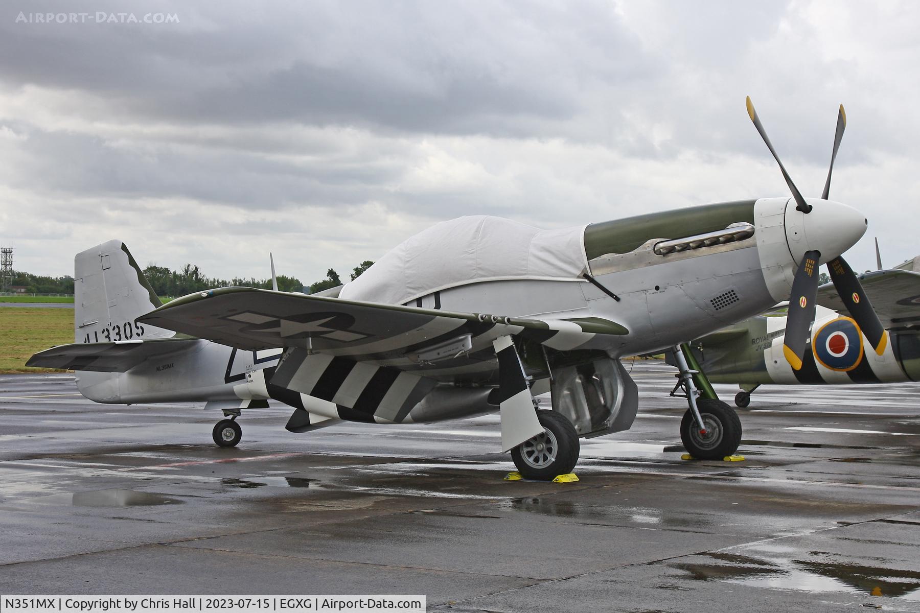 N351MX, 1944 North American P-51D Mustang C/N 122-40931 (44-74391), Flying Legends 2023