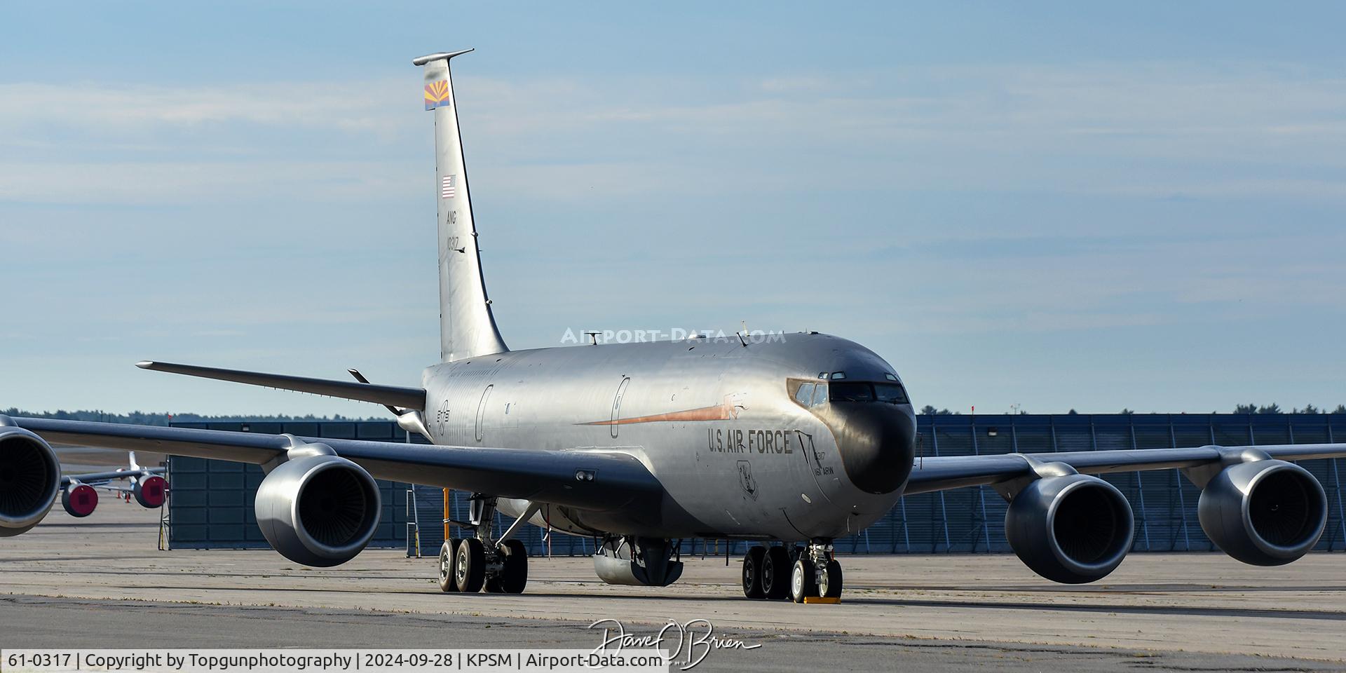 61-0317, 1961 Boeing KC-135R Stratotanker C/N 18224, COPPER9 of the 197th ARS out of Goldwater ANGB, Phoenix AZ