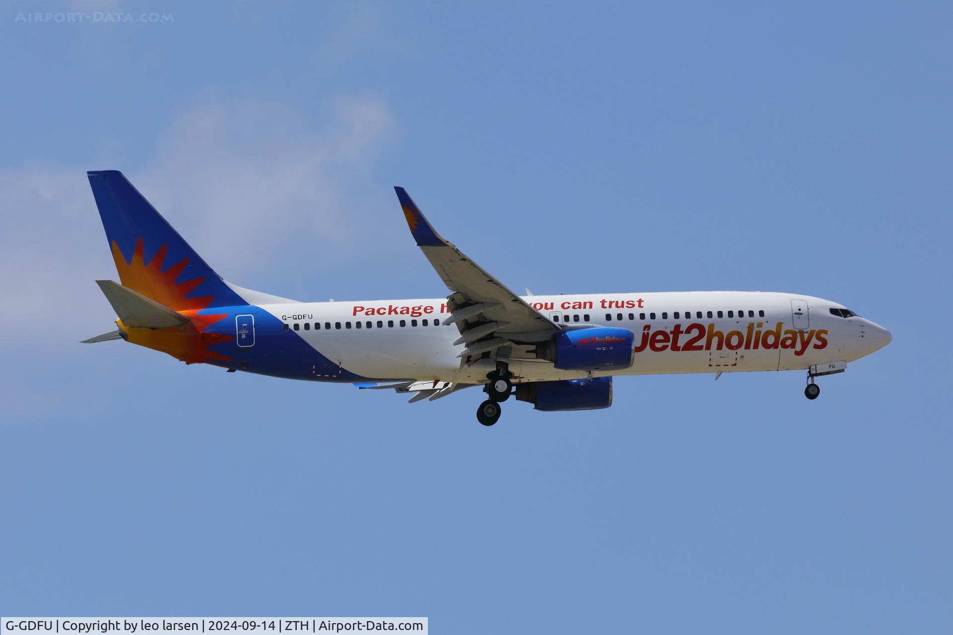 G-GDFU, 2001 Boeing 737-8K5 C/N 30416, Zakynthos 14.9.2024