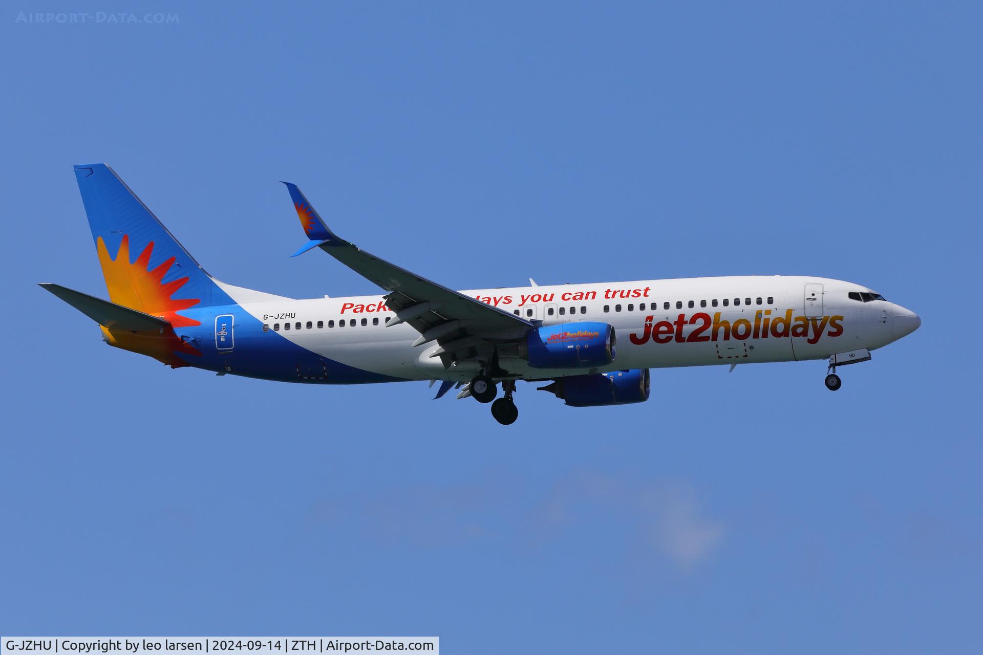 G-JZHU, 2016 Boeing 737-800 C/N 63151, Zakynthos 14.9.2024