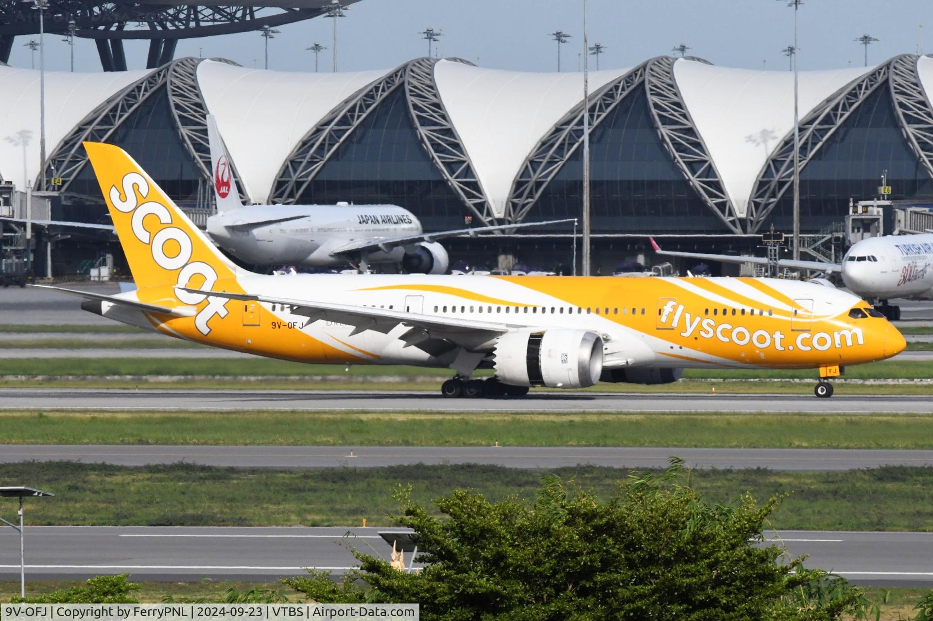9V-OFJ, 2017 Boeing 787-8 Dreamliner Dreamliner C/N 37126, Arrival of Scoot B788 in BKK