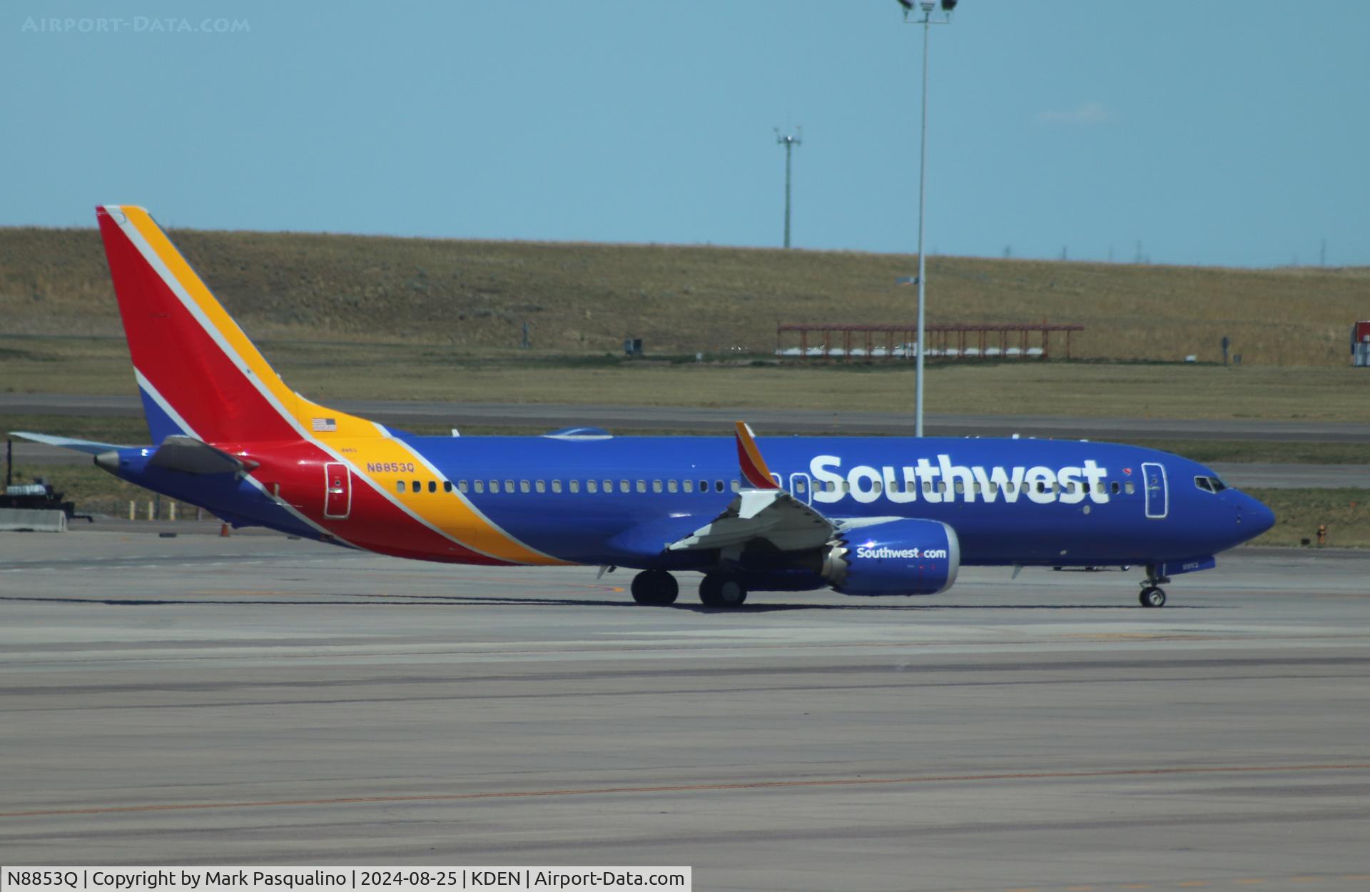 N8853Q, Boeing 737-8 MAX C/N 67496, Boeing 737-8 MAX