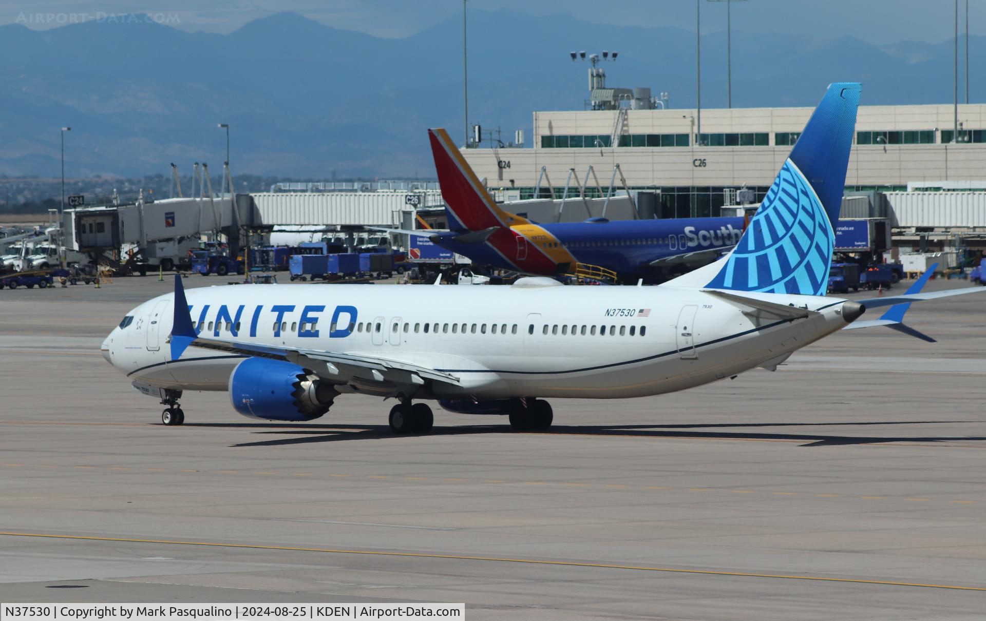 N37530, 2021 Boeing 737-9 MAX C/N 43465/7818, Boeing 737-9 MAX