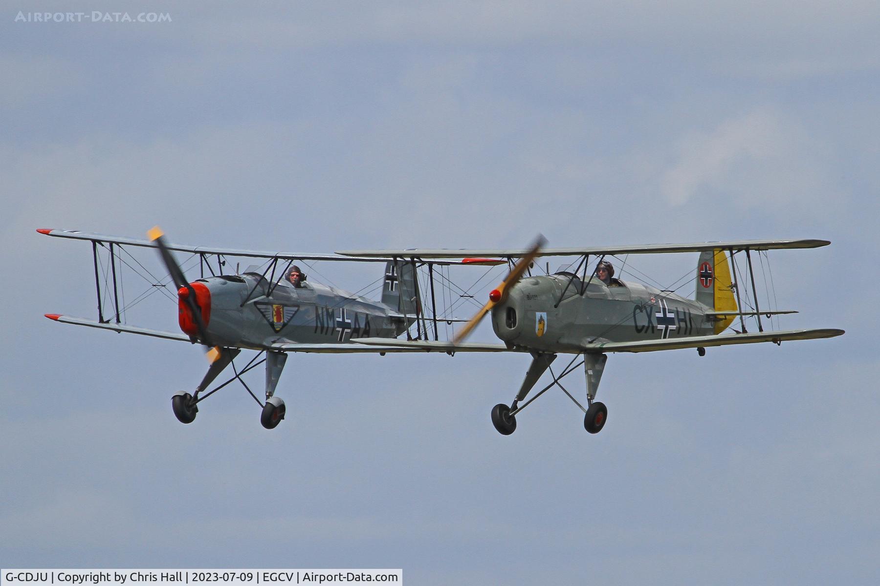 G-CDJU, 1954 CASA 1-131E Jungmann C/N 1078, Sleapkosh 2023