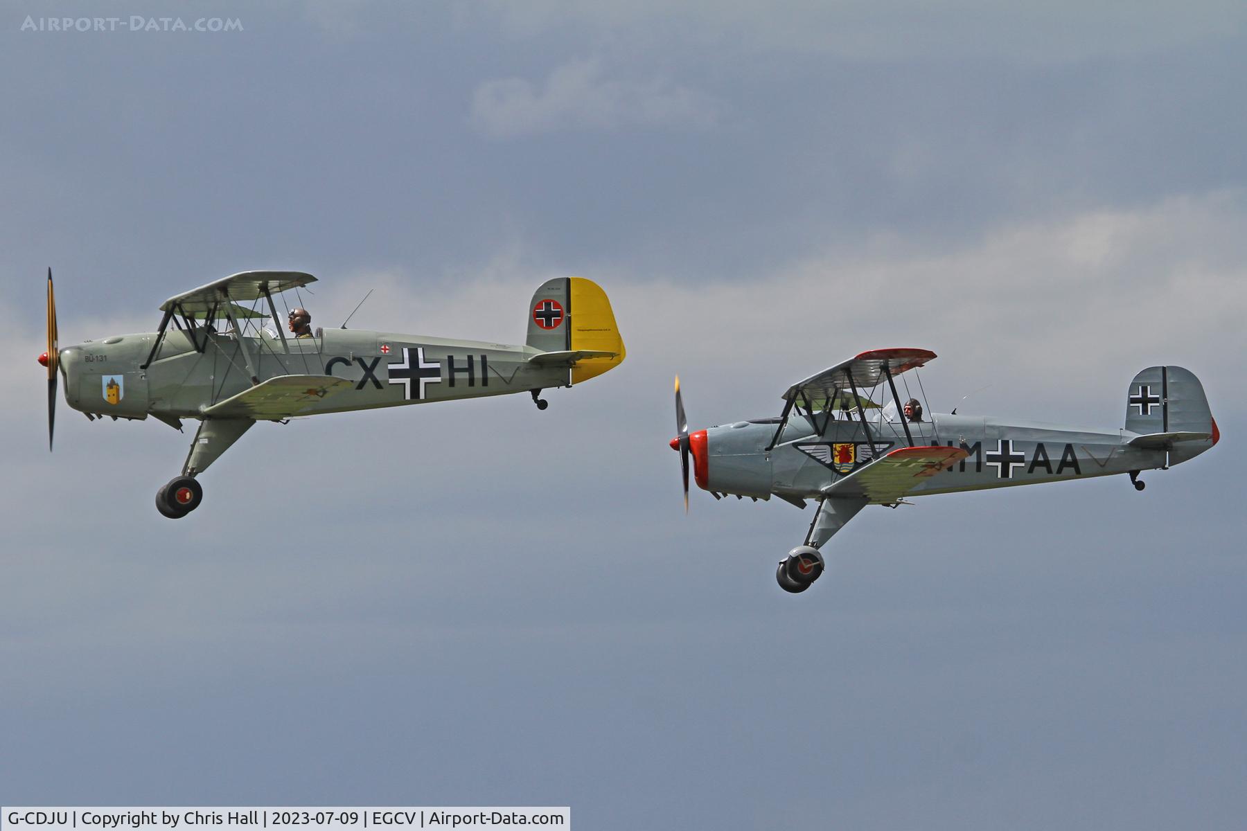 G-CDJU, 1954 CASA 1-131E Jungmann C/N 1078, Sleapkosh 2023