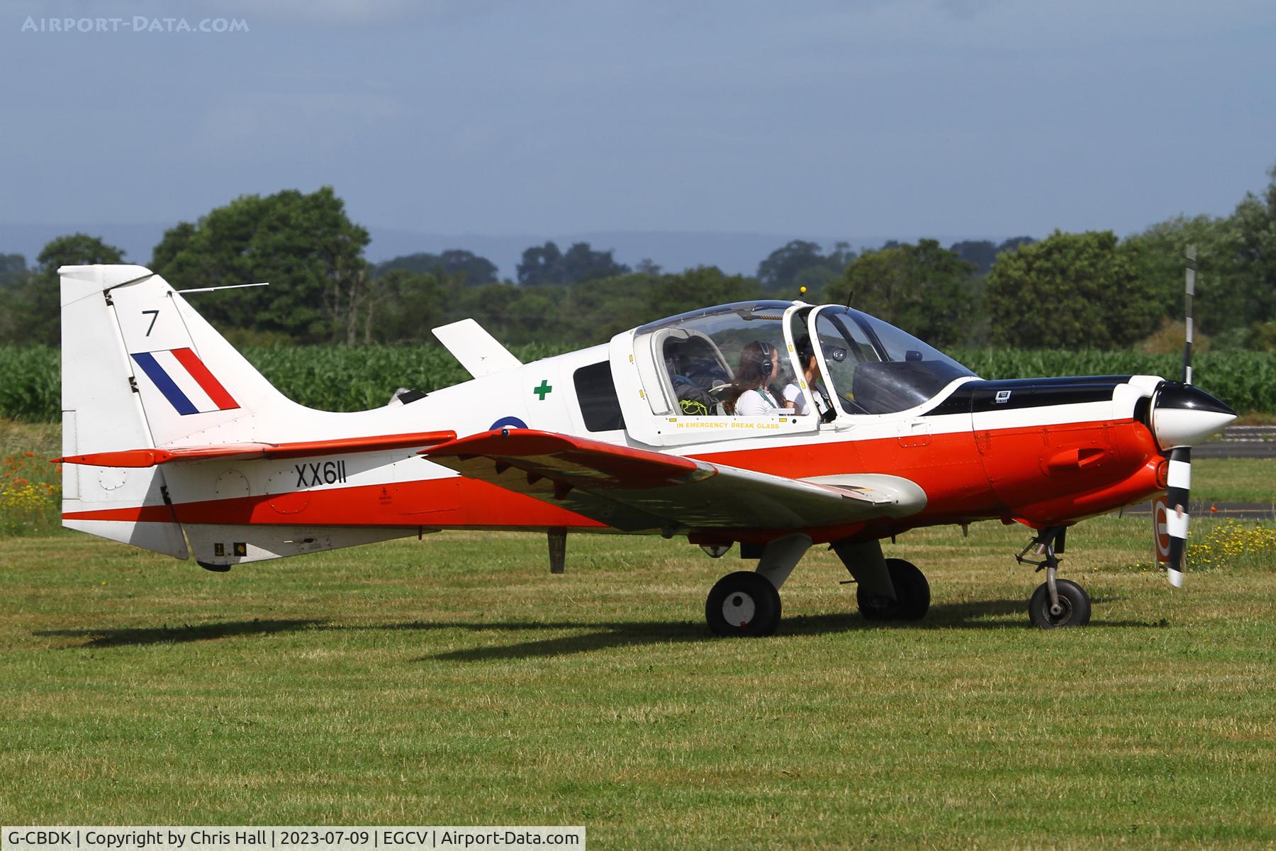 G-CBDK, 1974 Scottish Aviation Bulldog T.1 C/N BH120/259, Sleapkosh 2023