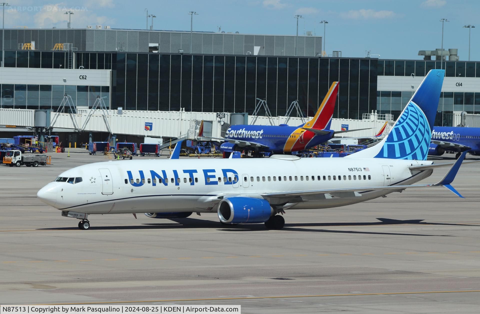 N87513, 2008 Boeing 737-824 C/N 31621, Boeing 737-824