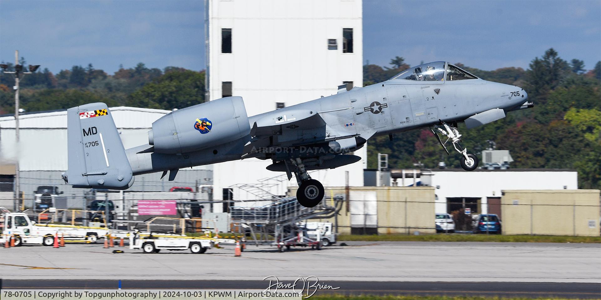 78-0705, 1979 Fairchild Republic A-10C C/N A10-0325, 104th FS