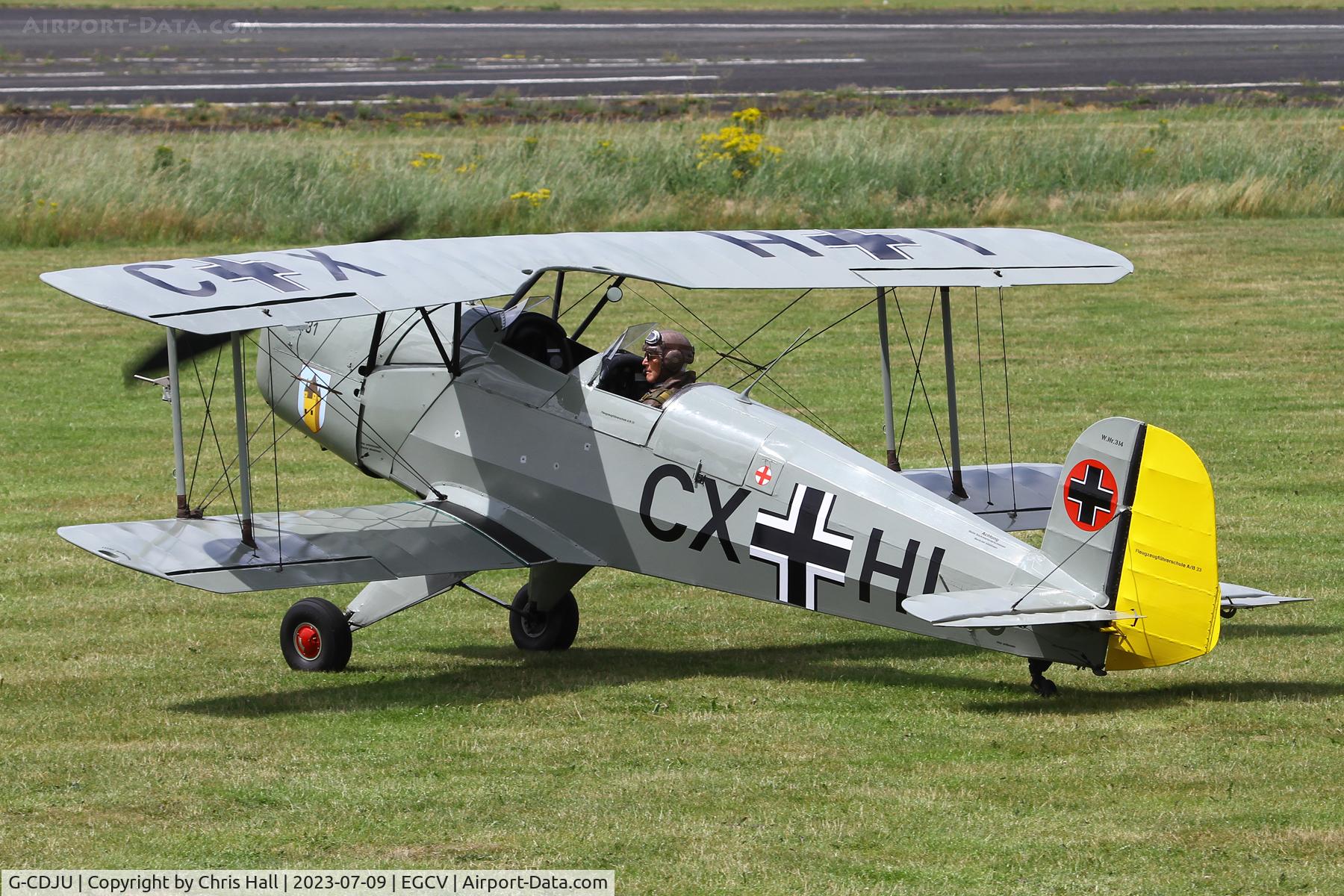 G-CDJU, 1954 CASA 1-131E Jungmann C/N 1078, Sleapkosh 2023