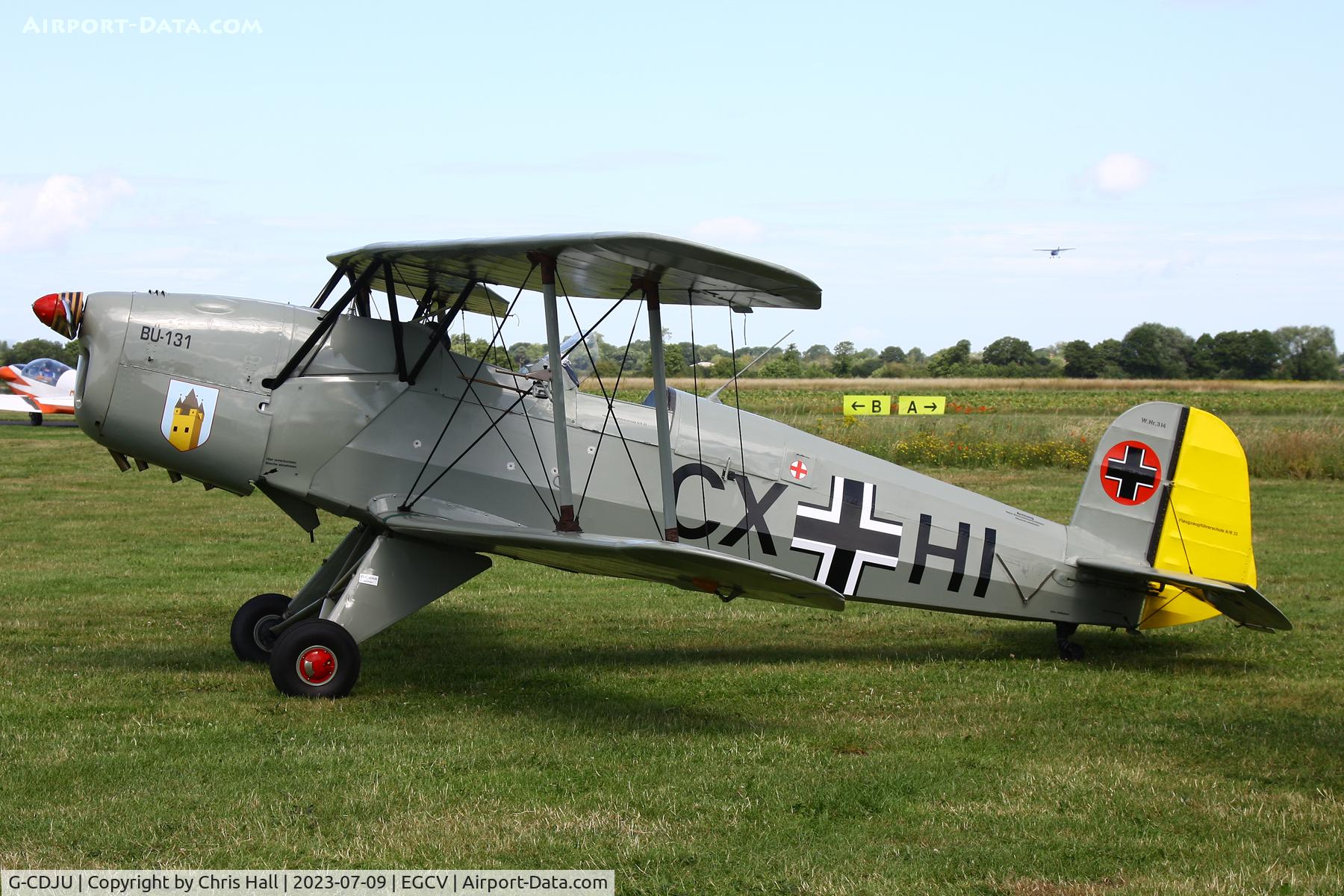 G-CDJU, 1954 CASA 1-131E Jungmann C/N 1078, Sleapkosh 2023
