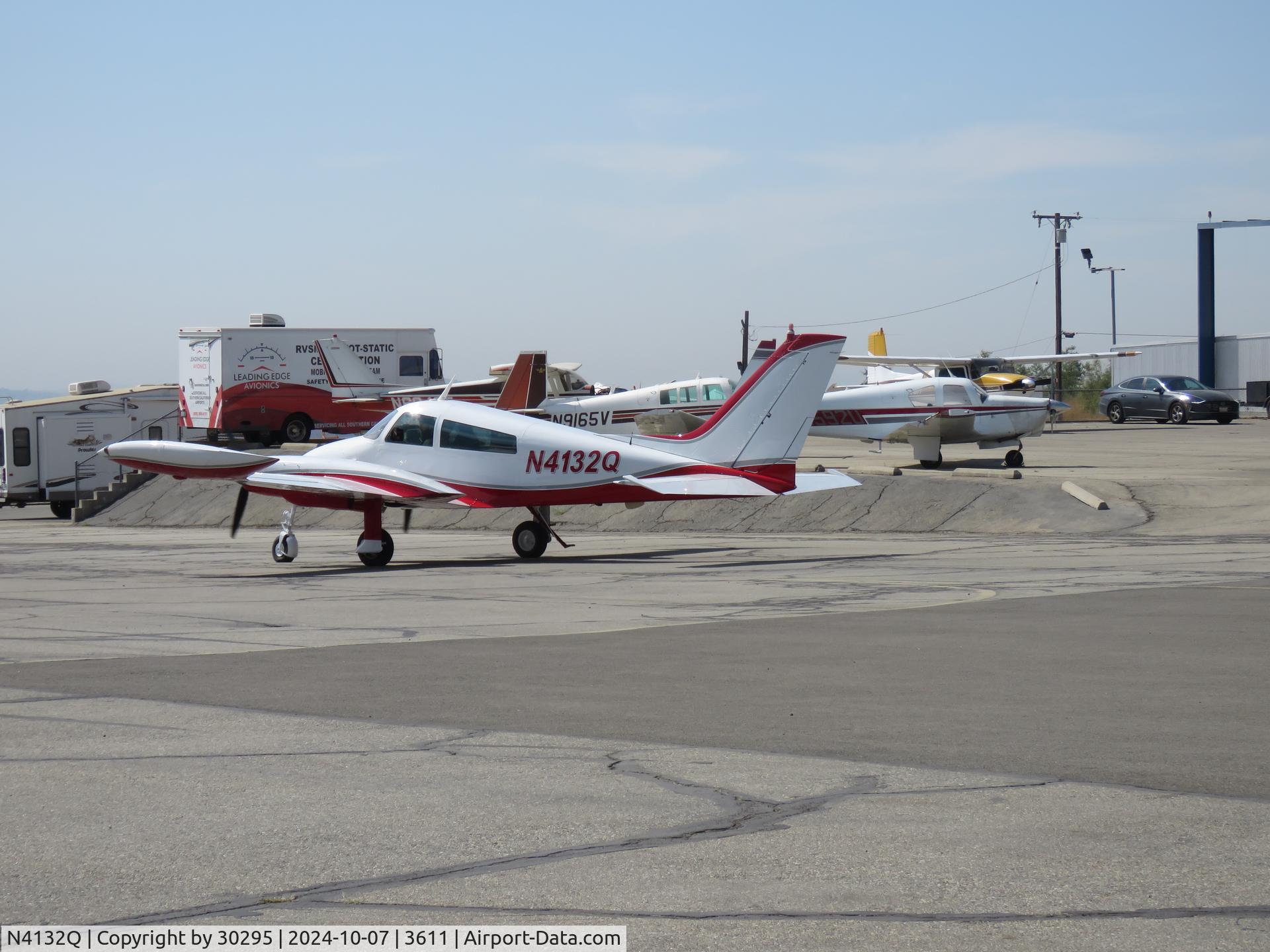 N4132Q, 1967 Cessna 310N C/N 310N-0032, Going to taxiway