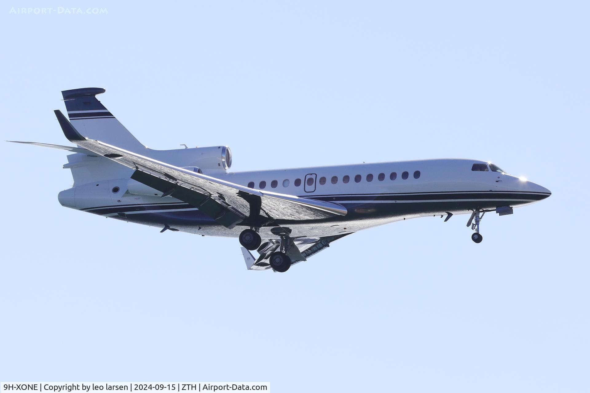 9H-XONE, 2011 Dassault Falcon 7 X C/N 118, Zakynthos 15.9.2024