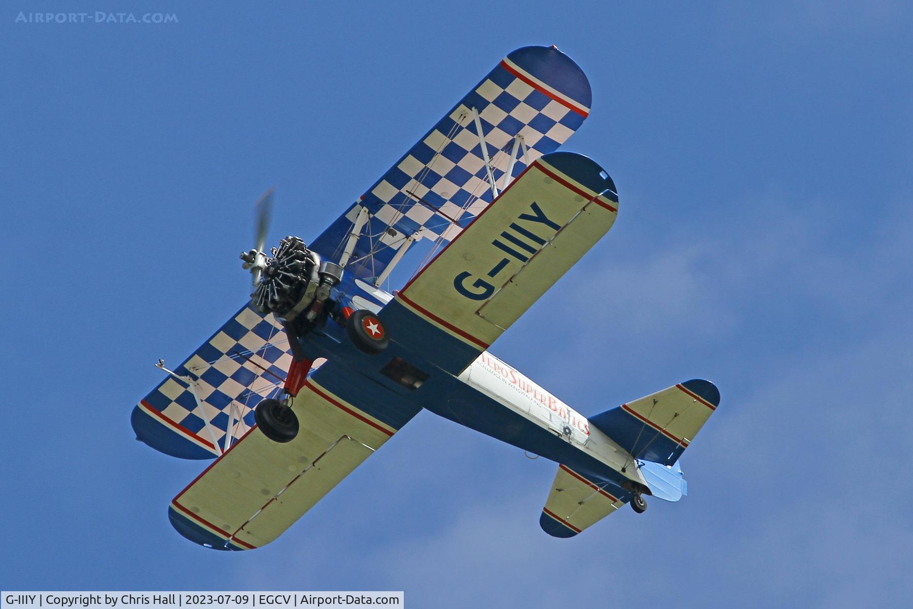 G-IIIY, 1944 Boeing A75N1 (PT-17) C/N 75-3491, Sleapkosh 2023