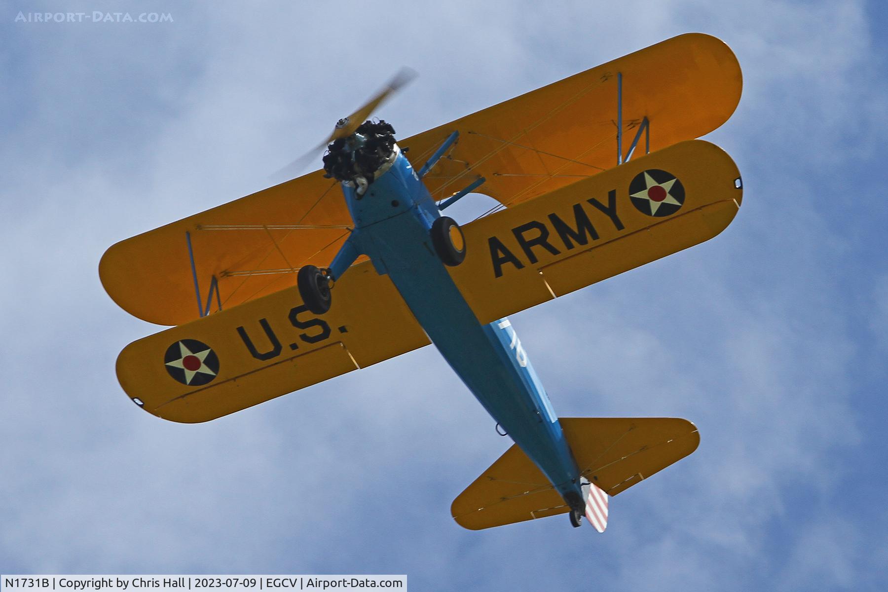 N1731B, 1943 Boeing E75 C/N 75-5716, Sleapkosh 2023