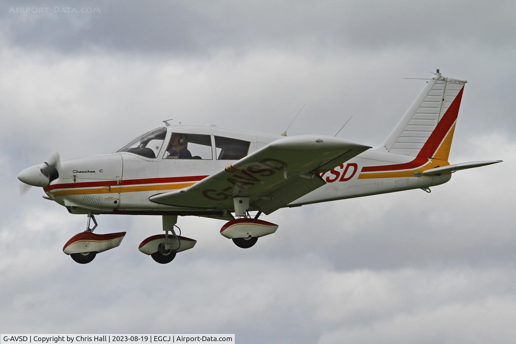 G-AVSD, 1967 Piper PA-28-180 Cherokee C/N 28-4195, Sherburn in Elmet