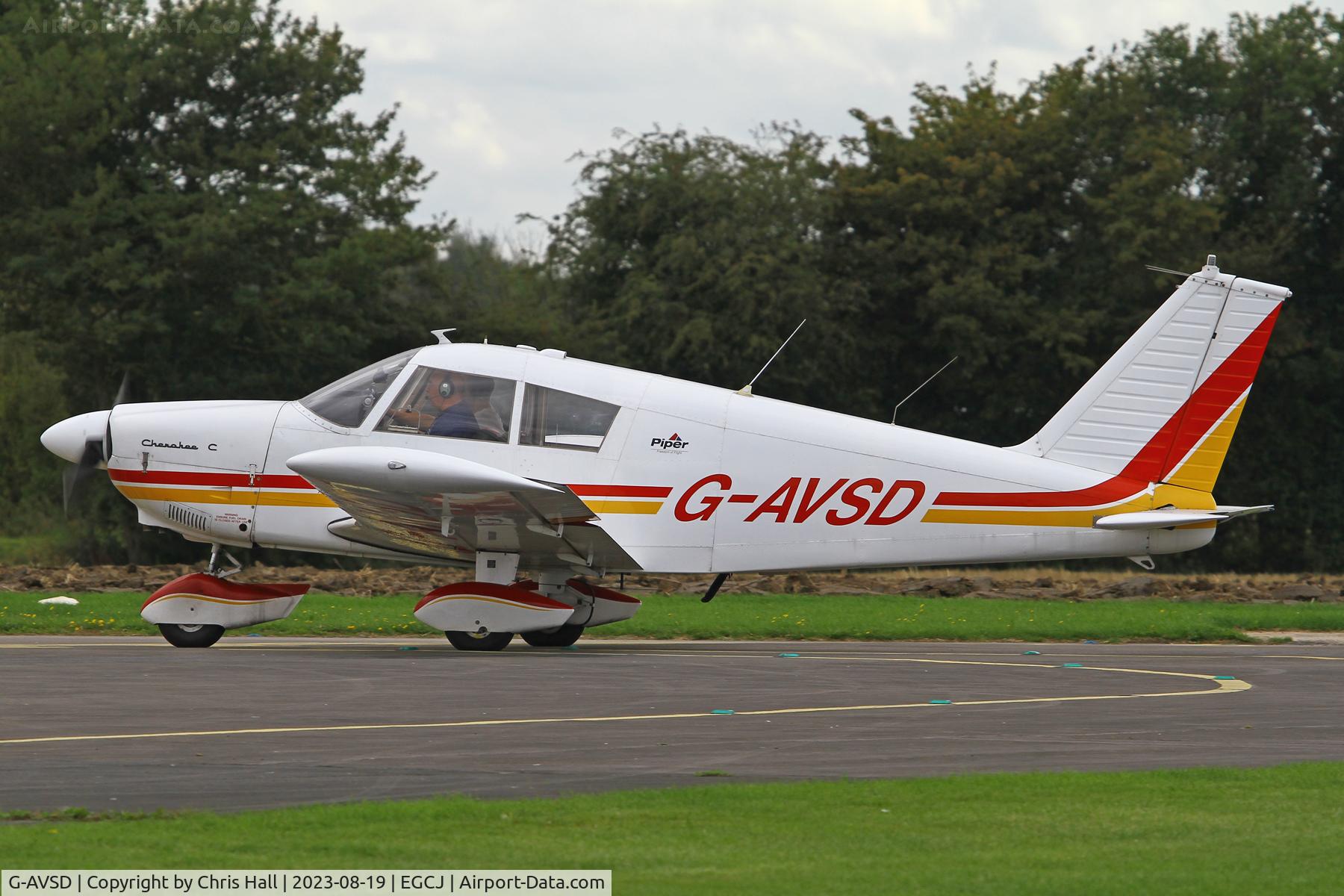 G-AVSD, 1967 Piper PA-28-180 Cherokee C/N 28-4195, Sherburn in Elmet