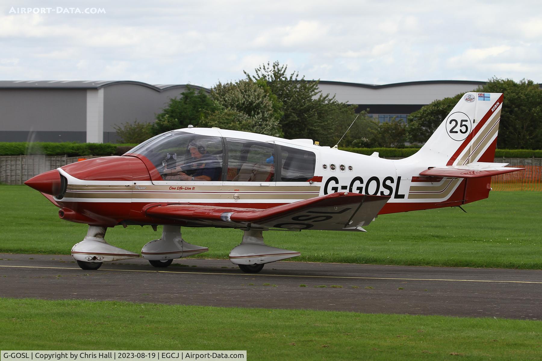 G-GOSL, 1990 Robin DR-400-180 Regent Regent C/N 1974, Sherburn in Elmet