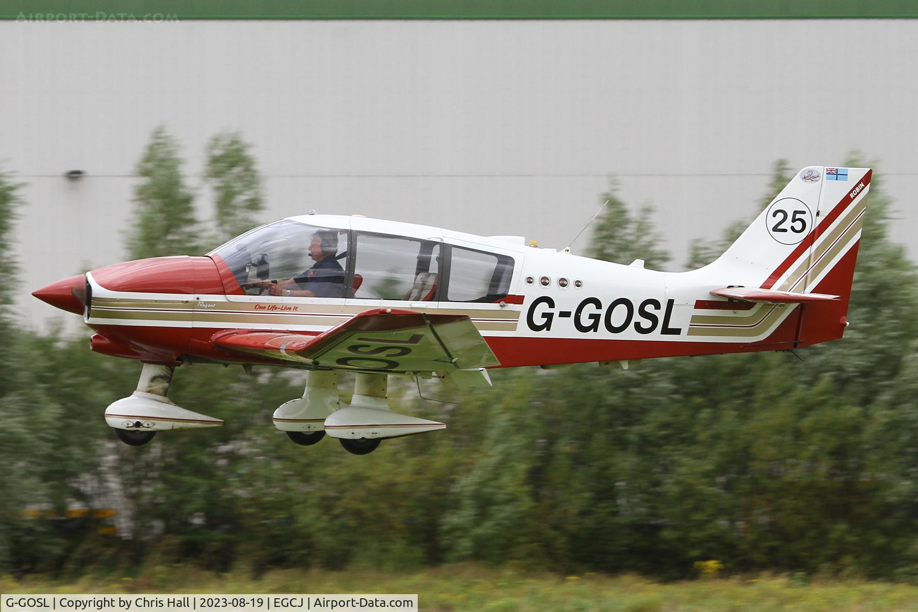 G-GOSL, 1990 Robin DR-400-180 Regent Regent C/N 1974, Sherburn in Elmet