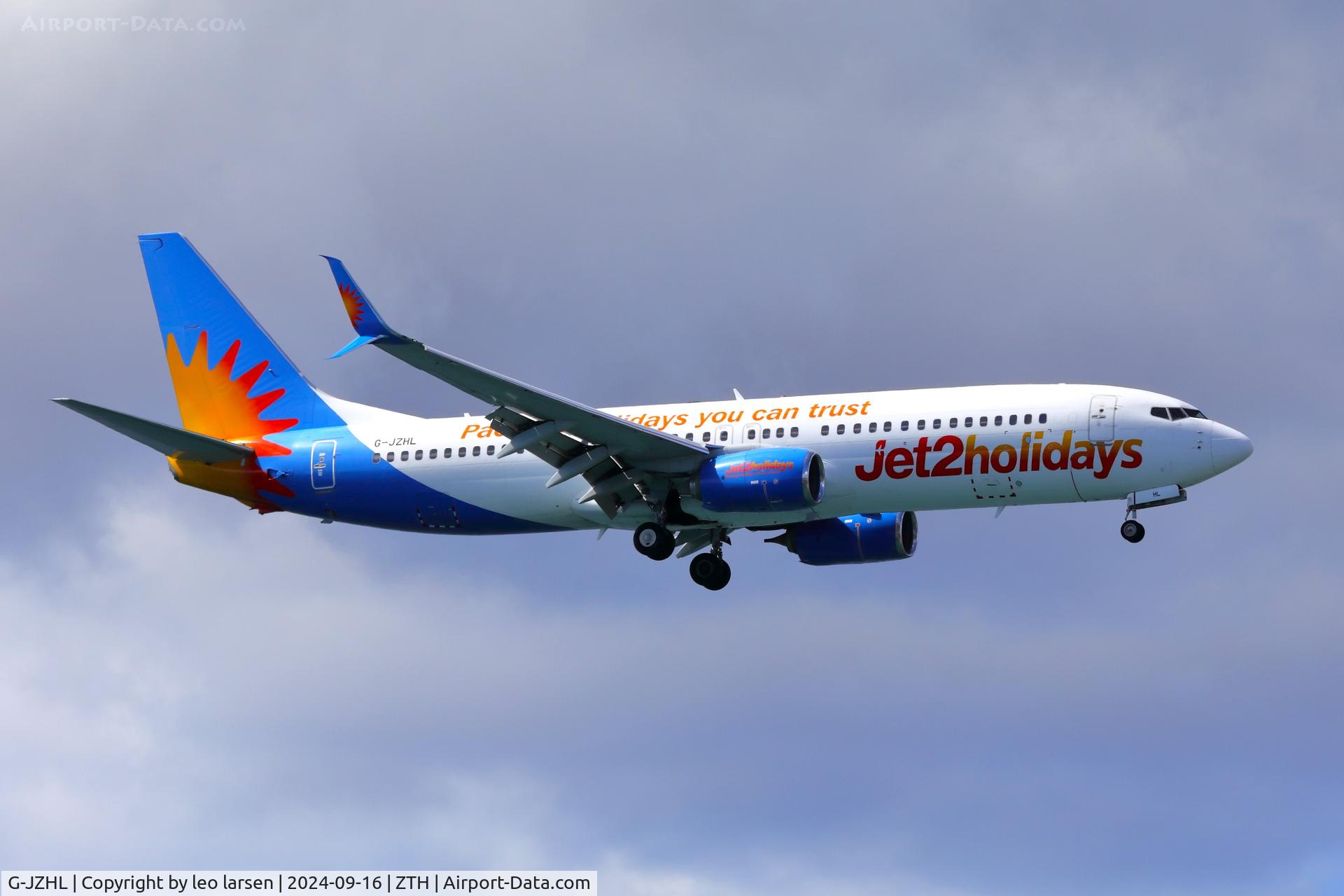 G-JZHL, 2016 Boeing 737-8MG C/N 63568, Zakynthos 16.9.2024
