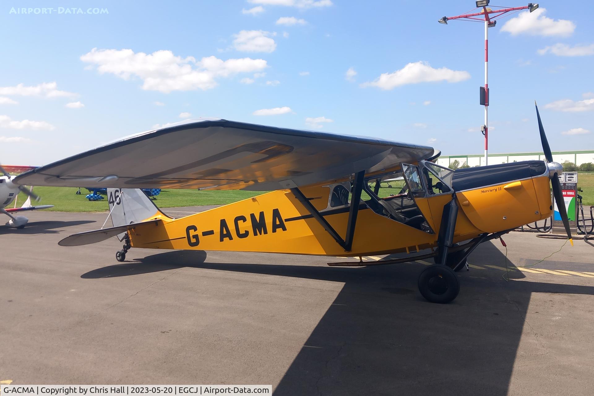 G-ACMA, 1934 De Havilland DH.85 Leopard Moth C/N 7042, Sherburn in Elmet