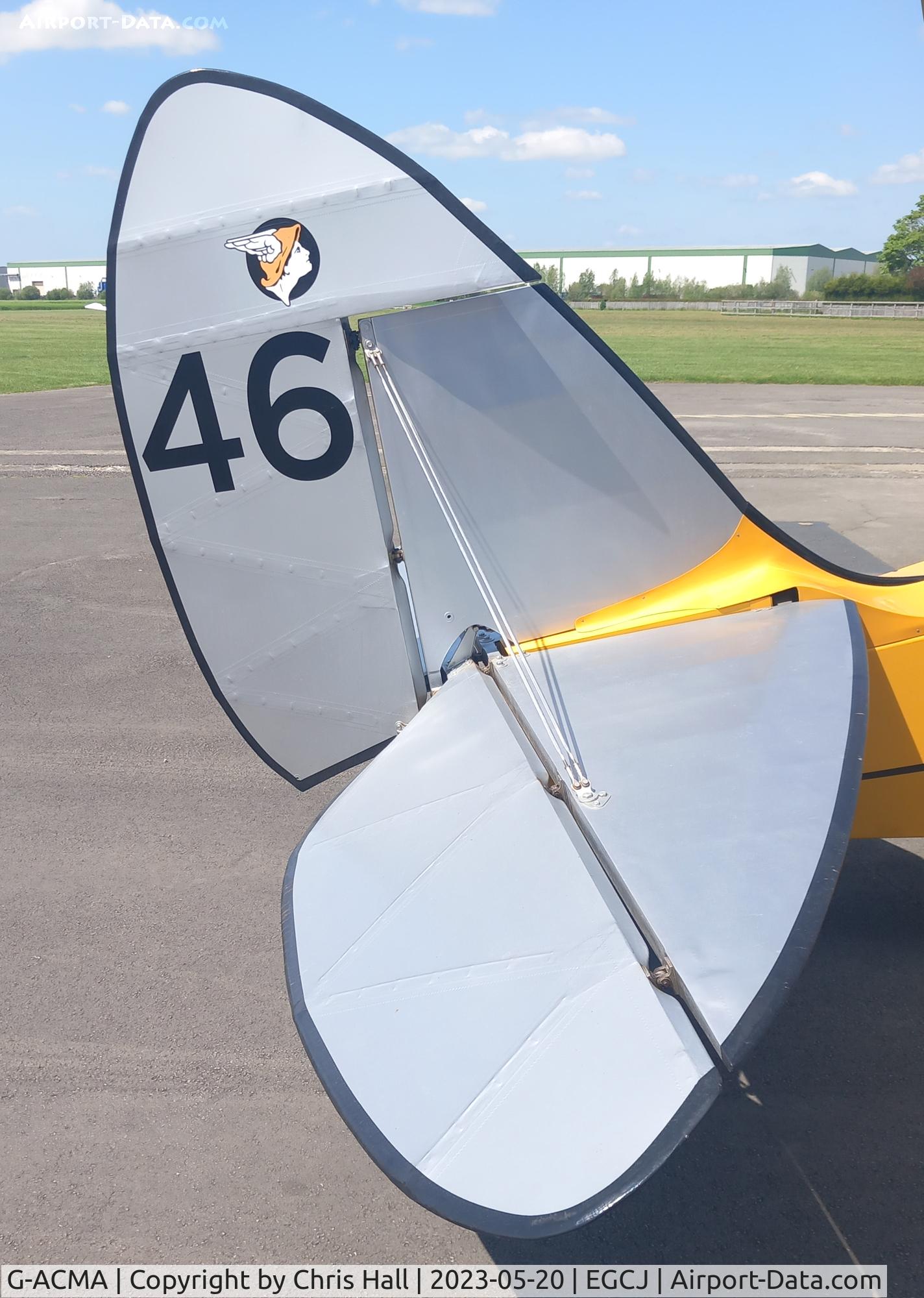 G-ACMA, 1934 De Havilland DH.85 Leopard Moth C/N 7042, Sherburn in Elmet