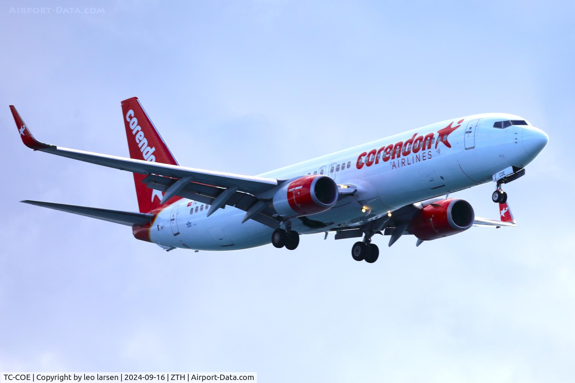 TC-COE, 2011 Boeing 737-86J C/N 36881, Zakynthos 16.9.2024