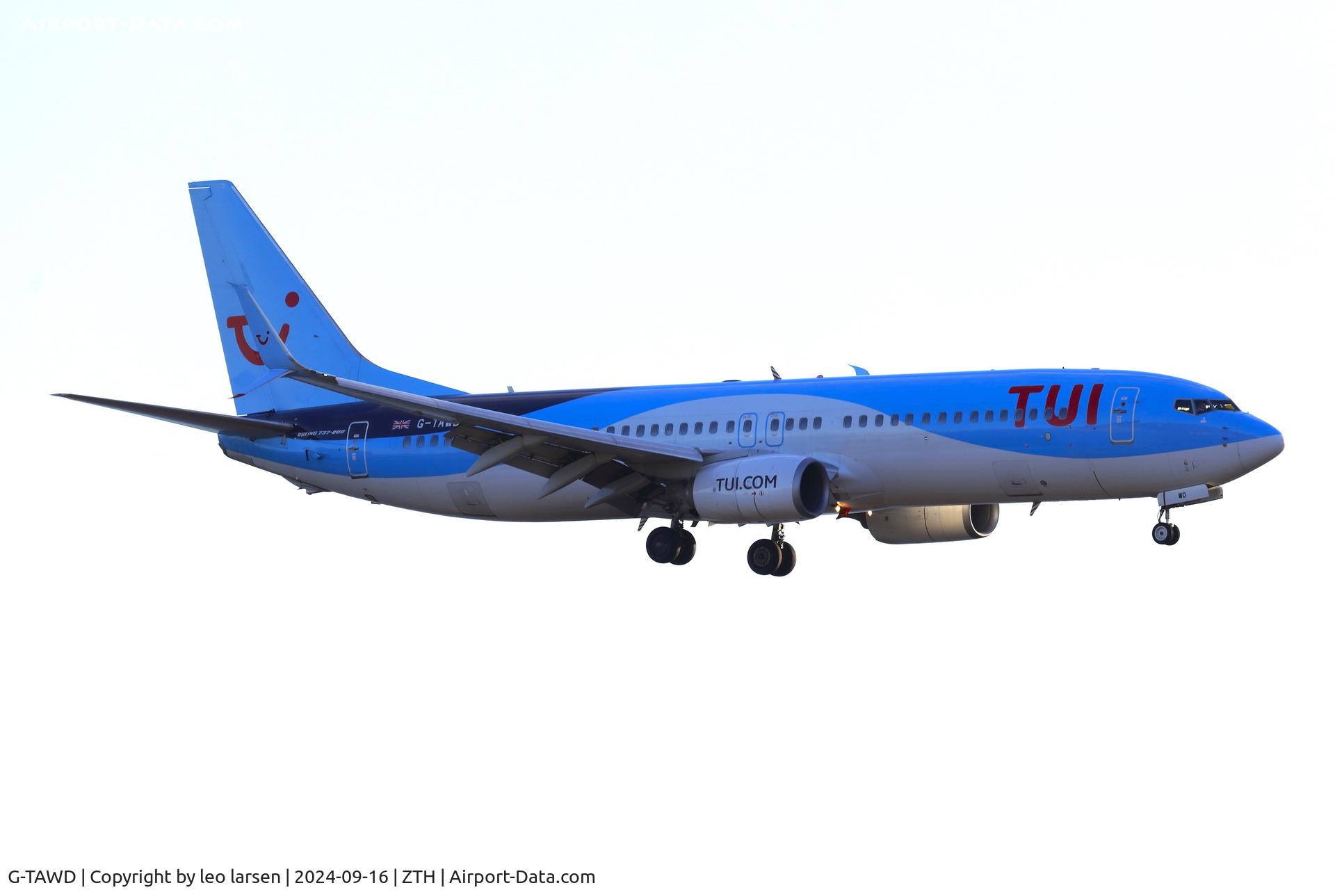 G-TAWD, 2012 Boeing 737-8K5 C/N 37265, Zakynthos 16.9.2024