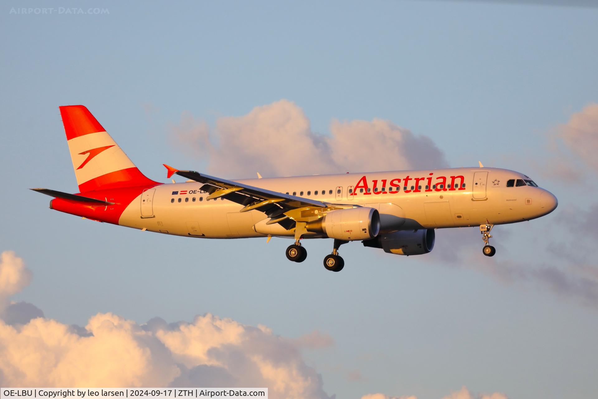 OE-LBU, 2001 Airbus A320-214 C/N 1478, Zakynthos 17.9.2024