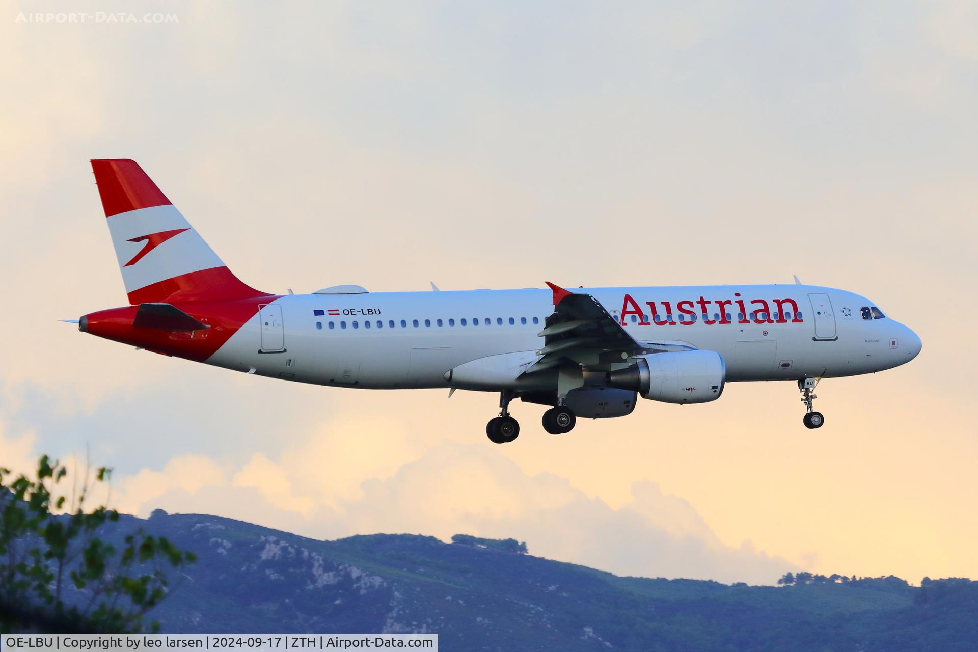 OE-LBU, 2001 Airbus A320-214 C/N 1478, Zakynthos 17.9.2024
