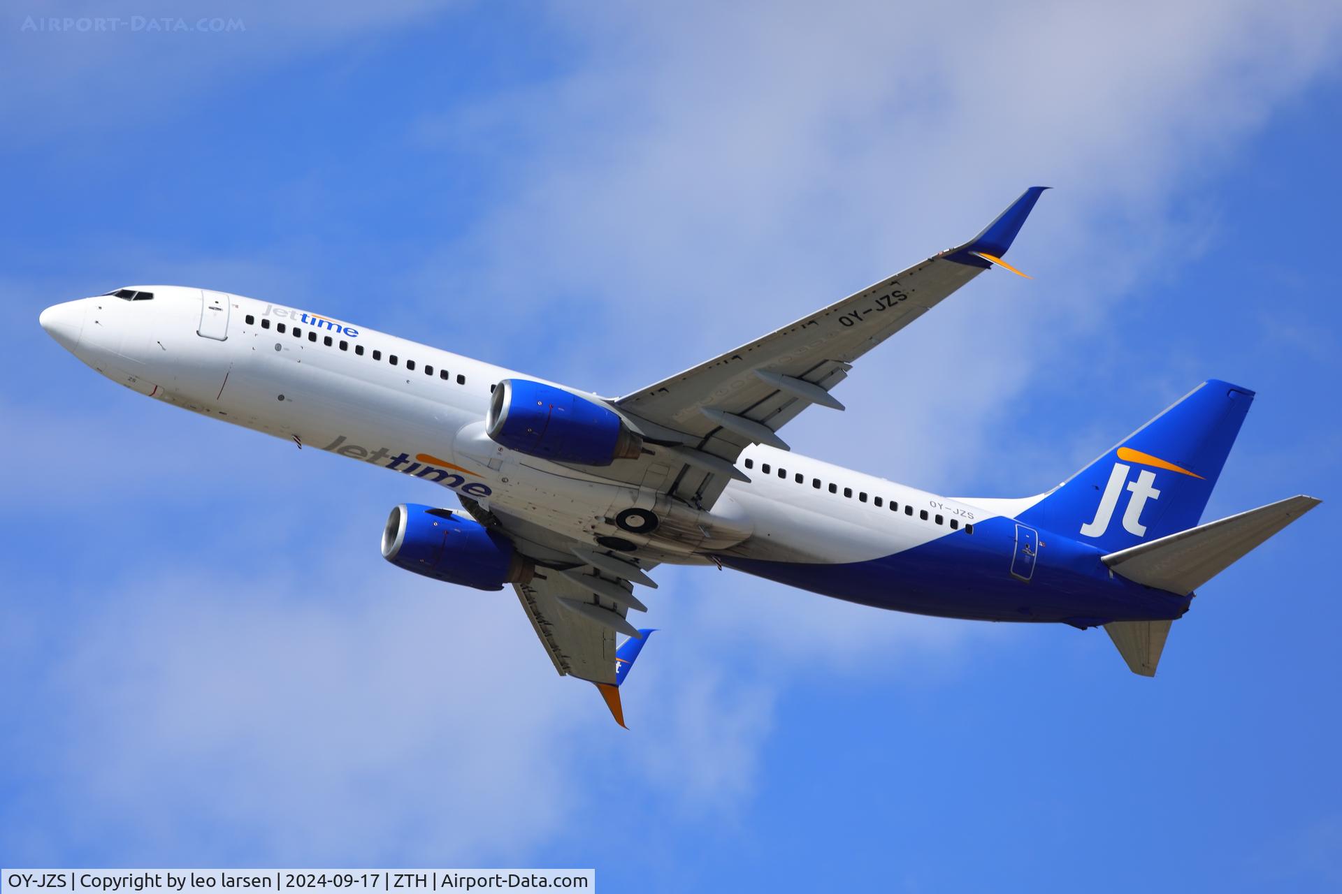 OY-JZS, 2007 Boeing 737-8K5 C/N 35100, Zakynthos 17.9.2024
