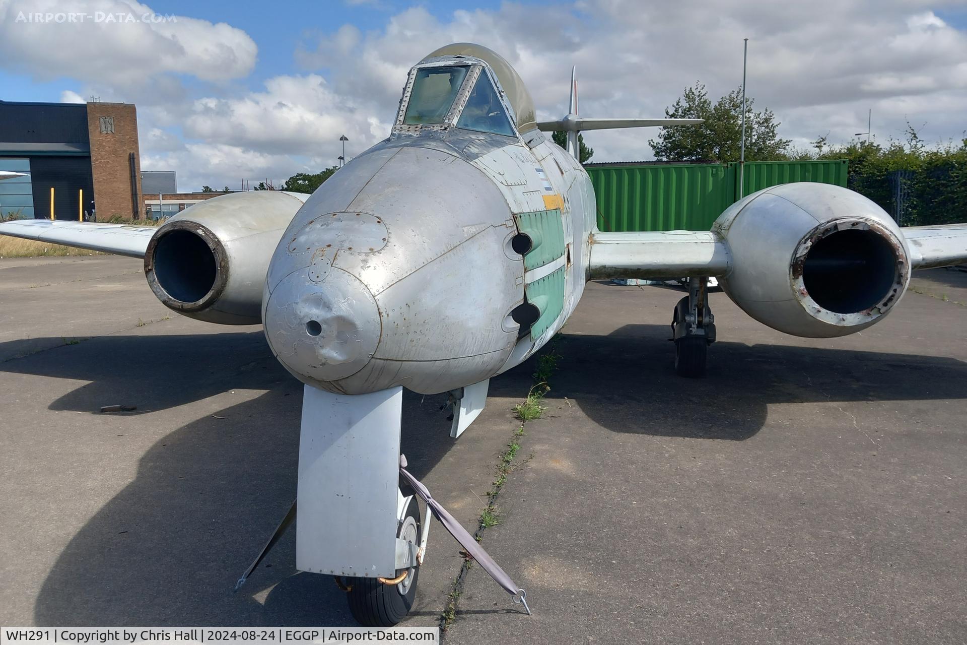 WH291, Gloster Meteor F.8 C/N Not found WH291, Speke Aerodrome Heritage Group (SAHG)