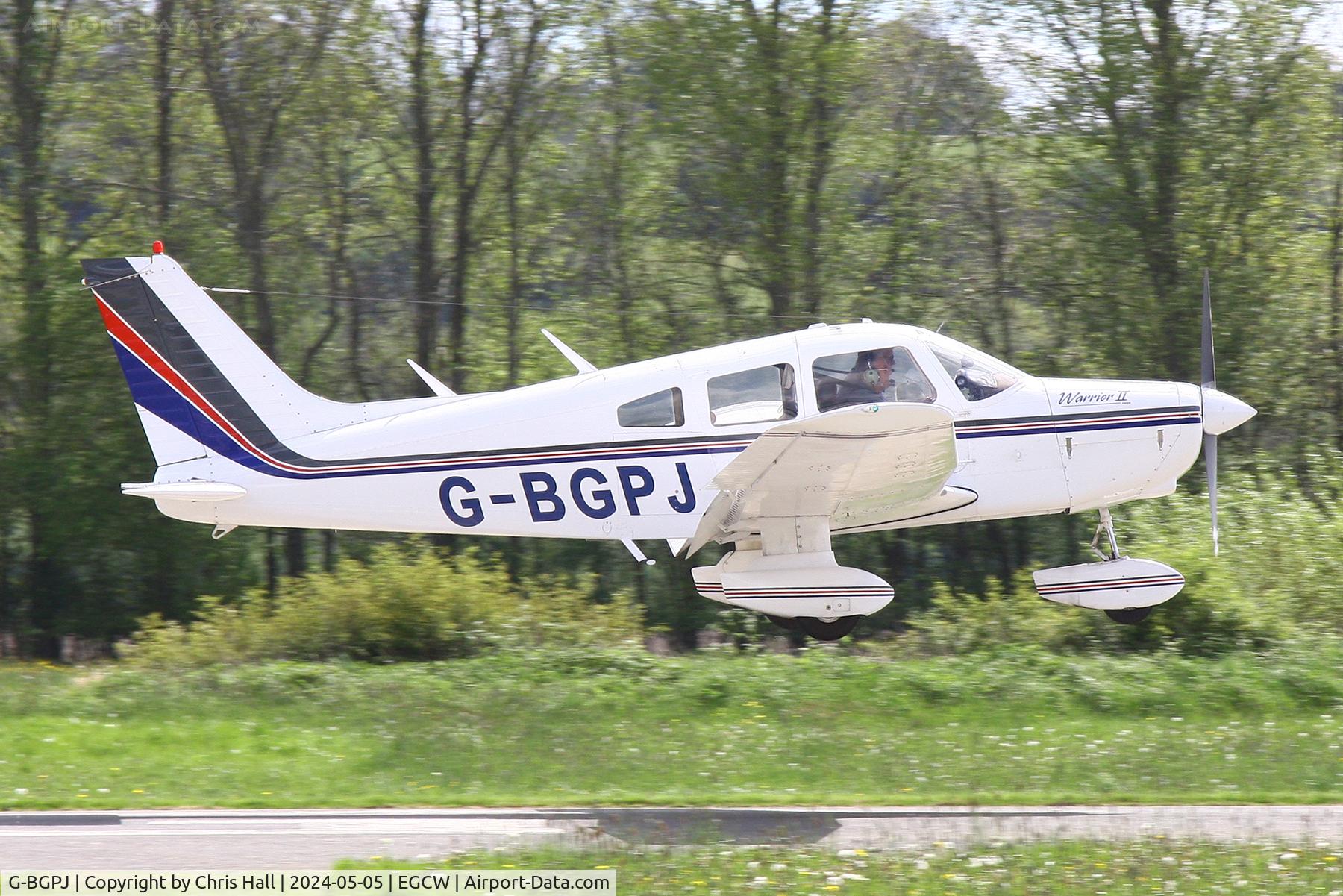 G-BGPJ, 1979 Piper PA-28-161 Cherokee Warrior II C/N 28-7916288, Welshpool