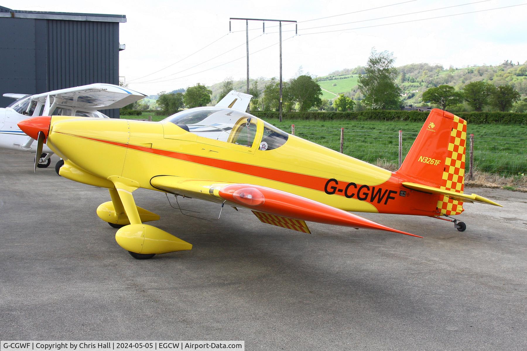 G-CGWF, 2008 Vans RV-7 C/N 70435, Welshpool