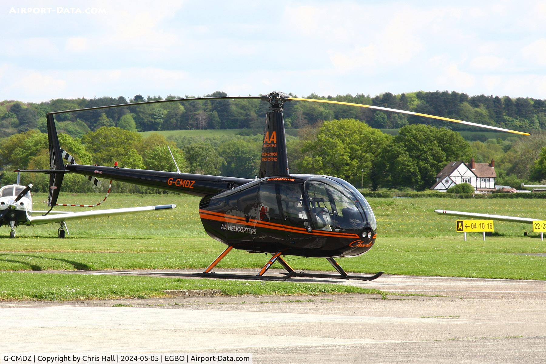 G-CMDZ, 2001 Robinson R44 Raven II C/N 0966, Halfpenny Green