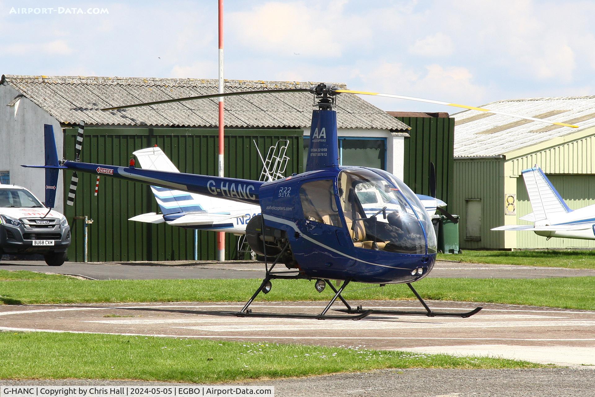 G-HANC, 1991 Robinson R22 Beta C/N 1740, Halfpenny Green